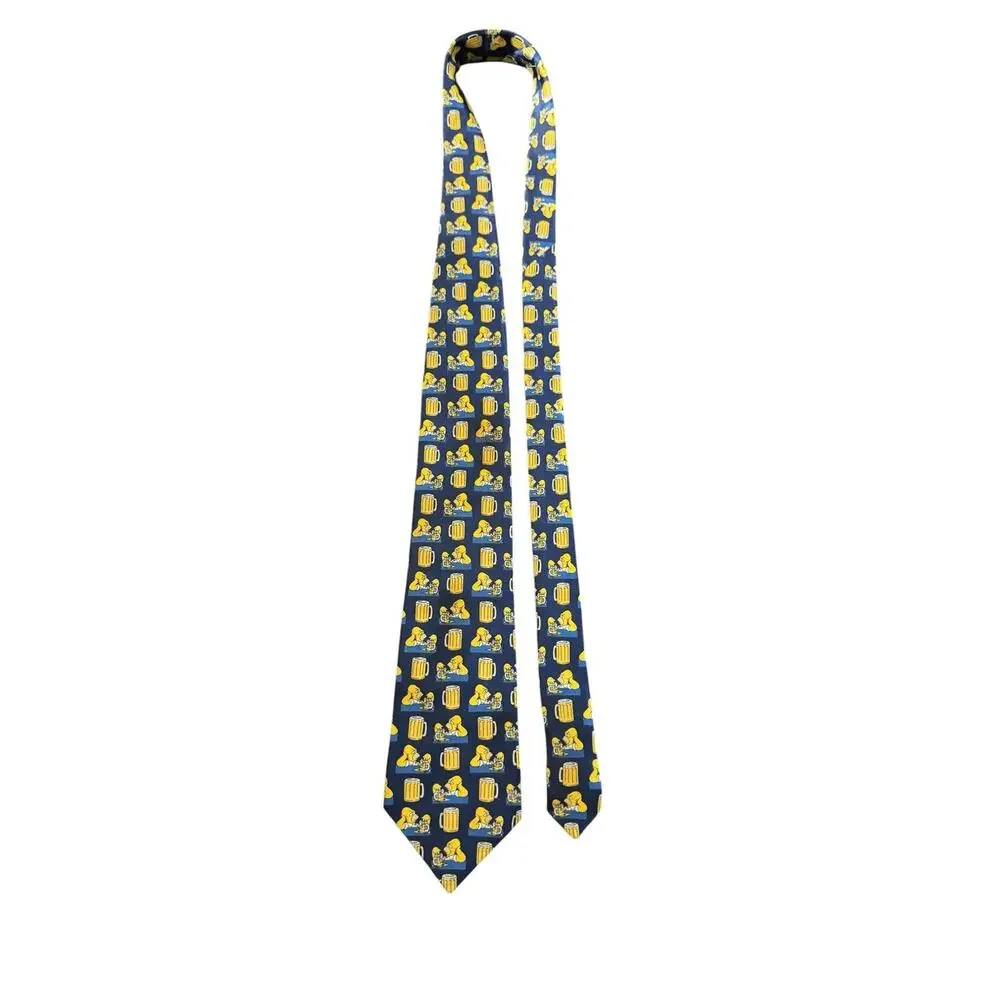 St Michael From Marks & Spencer The Simpsons Homer Duff Beer Cartoon Necktie